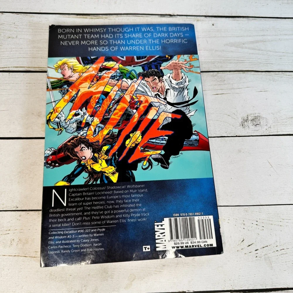 Excalibur Visionaries Warren Ellis Vol 3 Science Fiction Superhero Comic Book‎